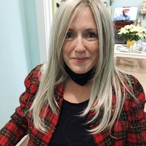 Red-Plaid Women's Blazer. Sz 16